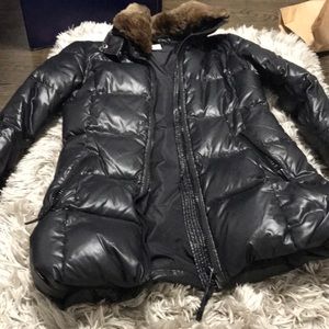 Black Sam jacket with fur
